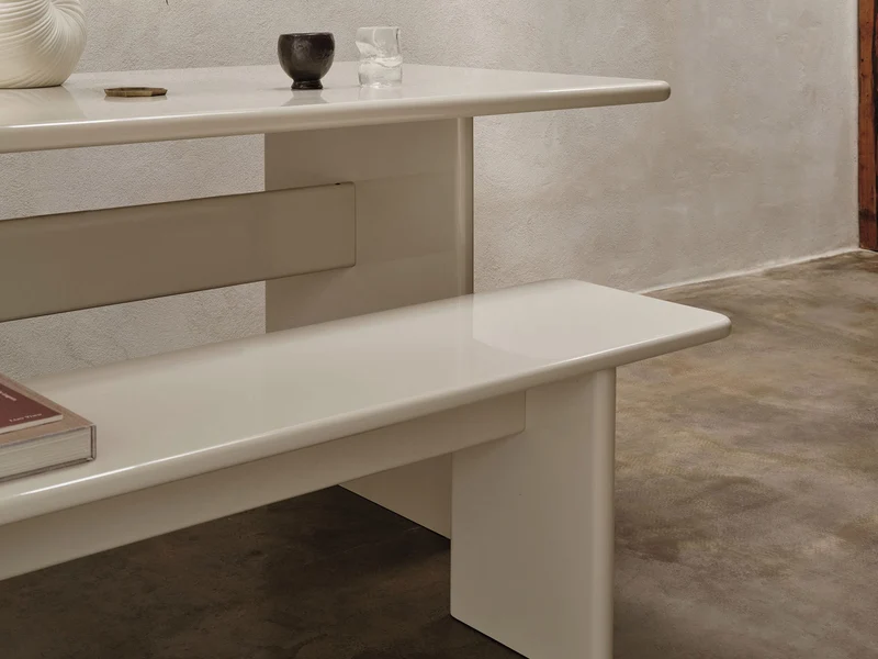 Rink Bench - Large - Eggshell