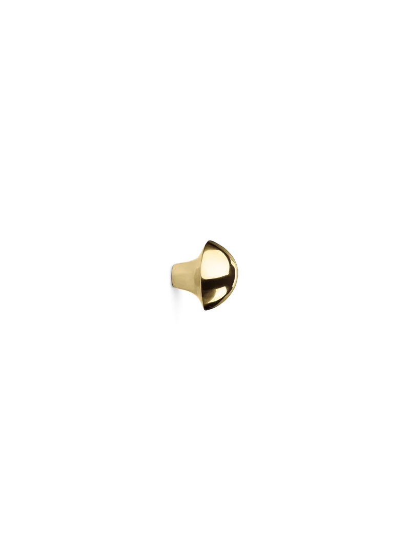 Mushroom Hook - Brass
