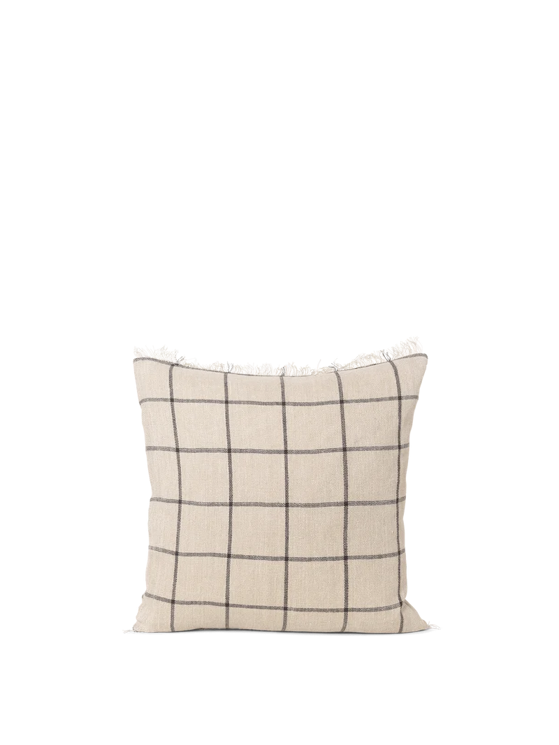 Calm Cushion - Camel/Black