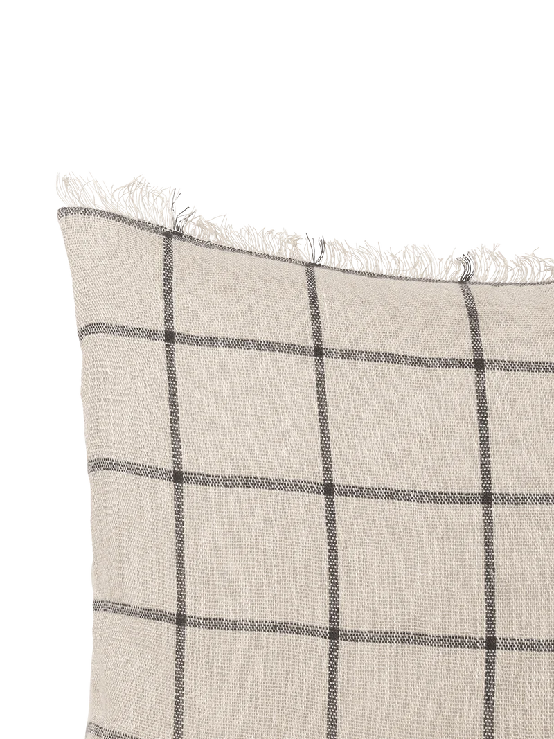 Calm Cushion - Camel/Black