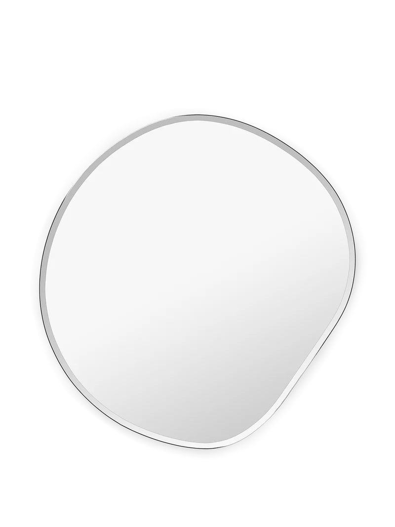 Pond Mirror - XL - Dark Chrome