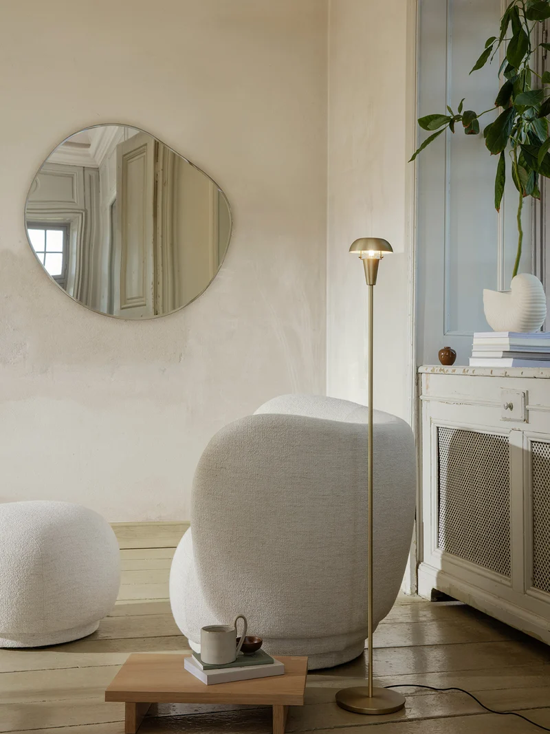 Pond Mirror - XL - Dark Chrome