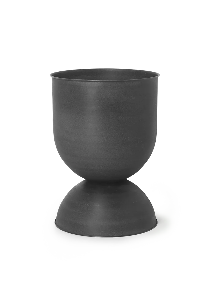 Hourglass Pot - Medium - Black