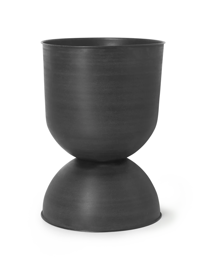 Hourglass Pot - Large - Black