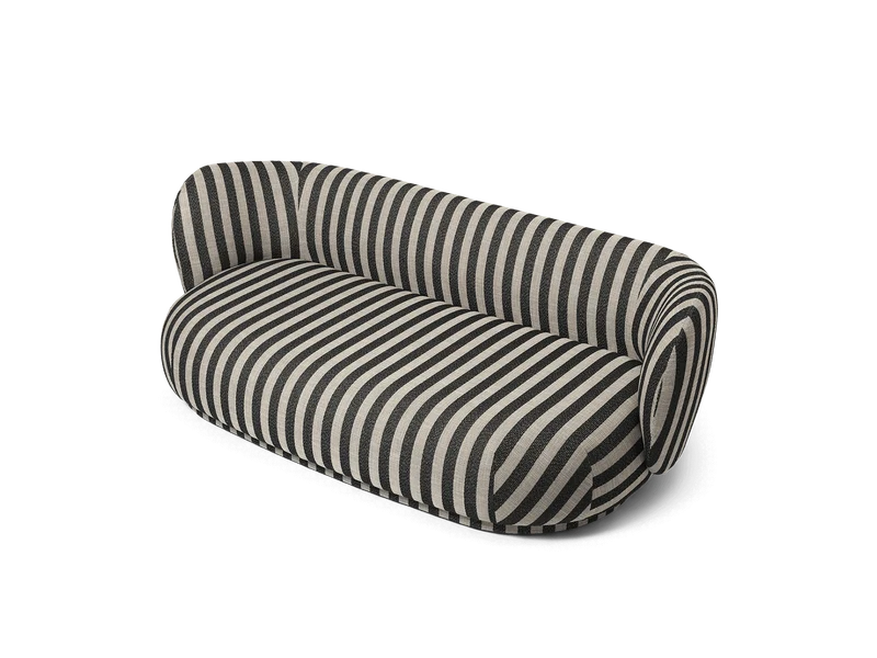 Rico Lounger Sofa - Louisiana - Sand/Black