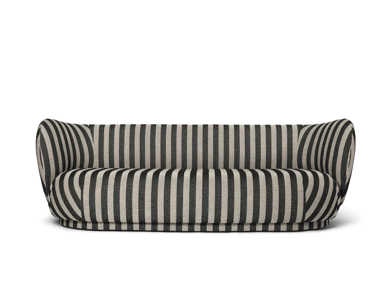 Rico Lounger Sofa - Louisiana - Sand/Black