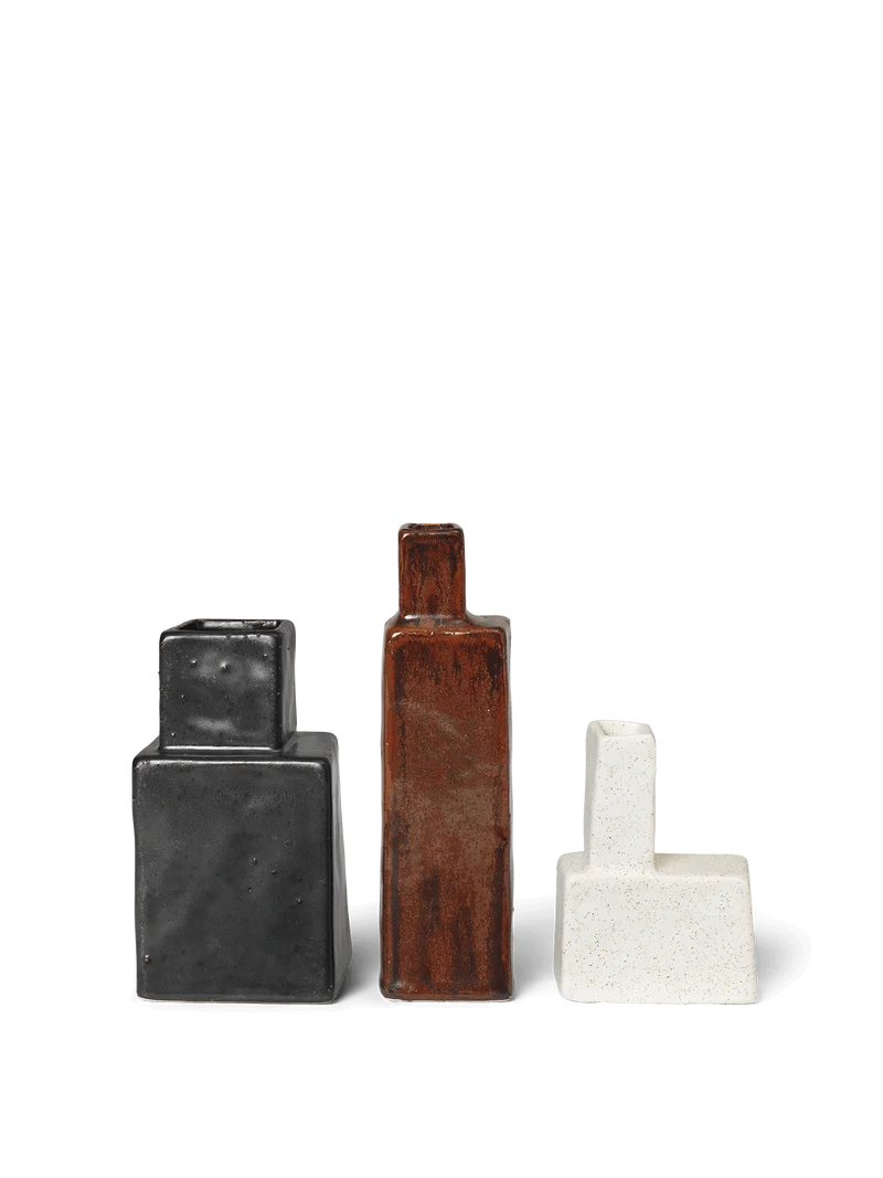 Koa Vases - Set of 3 - Multi