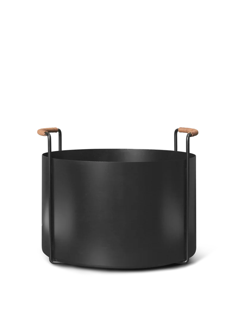 Port Firewood Bucket - Black