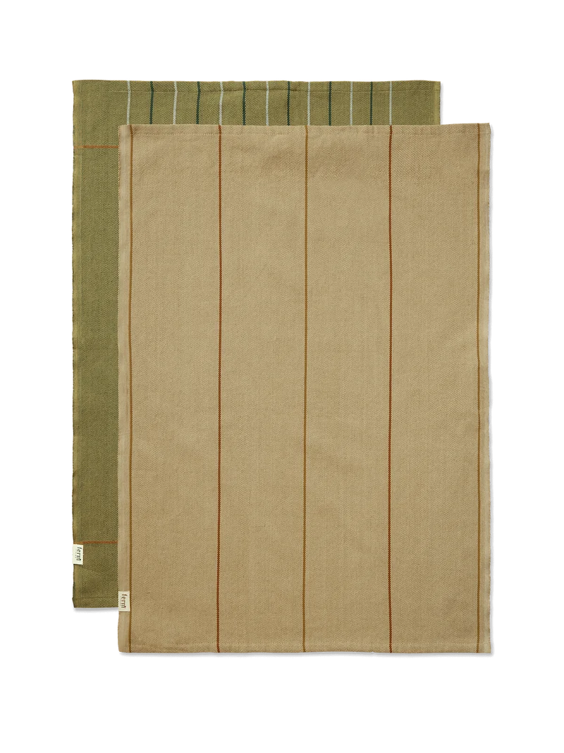 Ito Tea Towel - Set of 2 - Seaweed/Flax