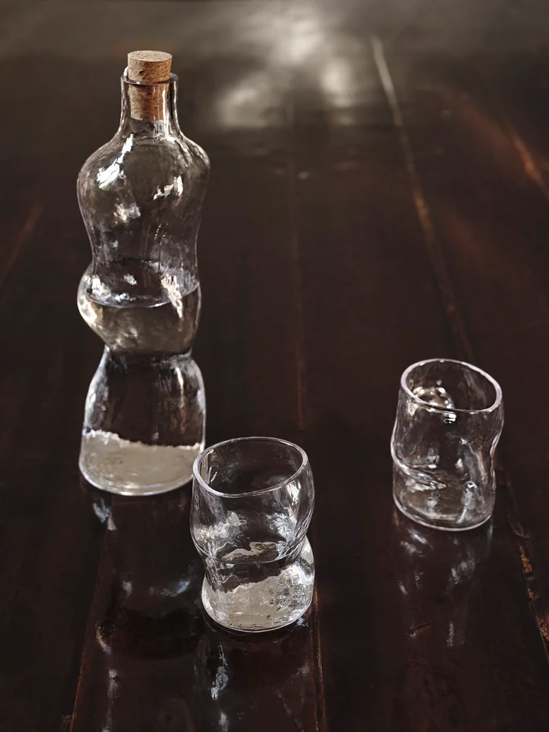 Dimple Bottle - Clear