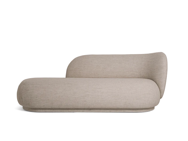 Rico Divan Right - Bouclé - Sand