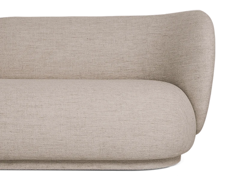 Rico Divan Right - Bouclé - Sand