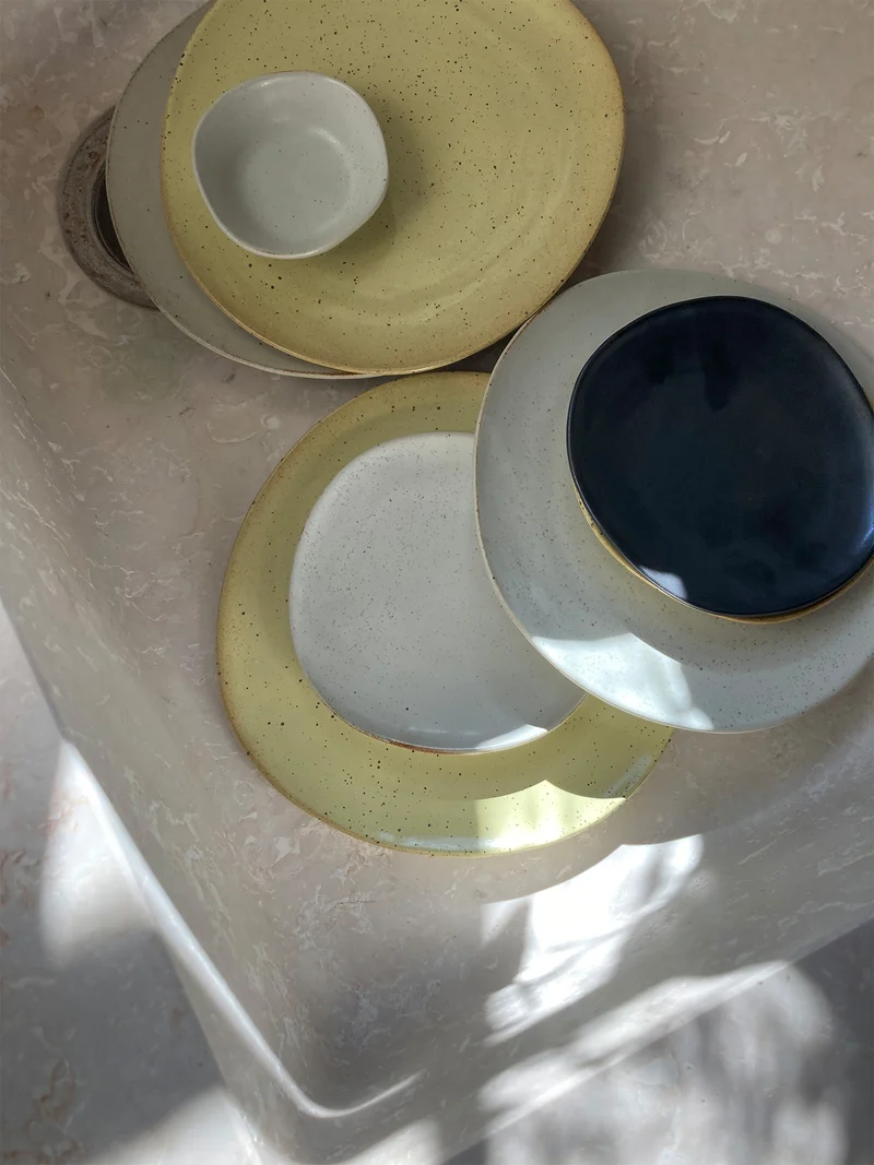 Flow Bowl - Small - Off-White Speckle