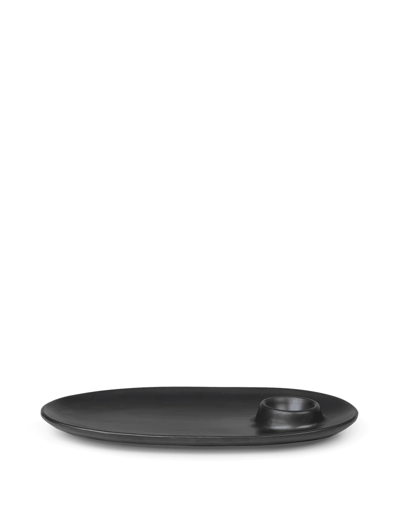 Flow Breakfast Plate - Black
