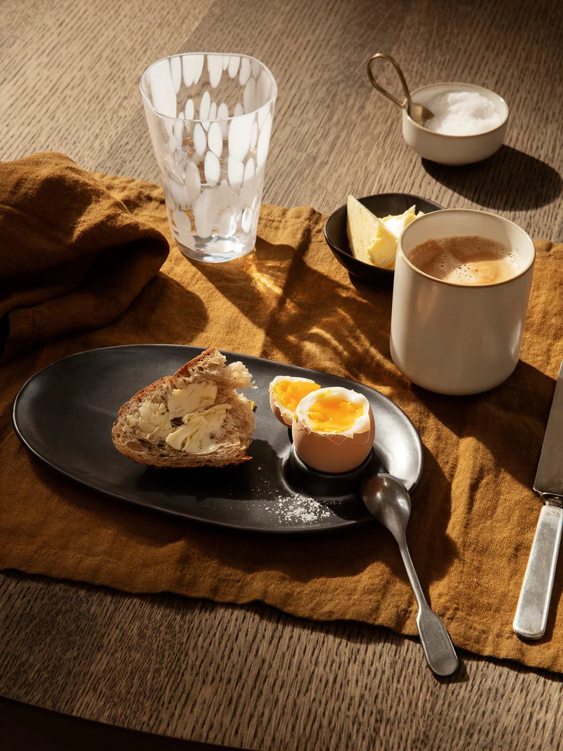Flow Breakfast Plate - Black