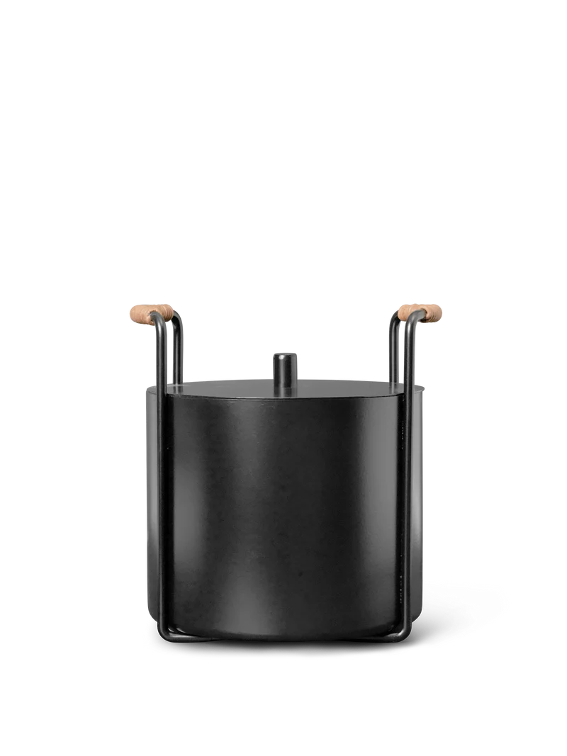 Port Kindling and Ash Bucket - Black