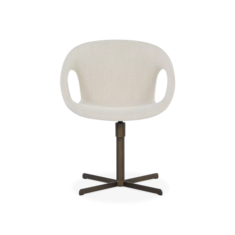 Carry - Bouclé Fabric Upholstered Swivel Chair