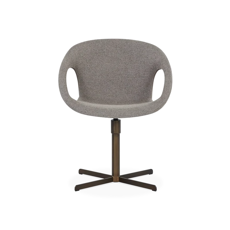 Carry - Bouclé Fabric Upholstered Swivel Chair