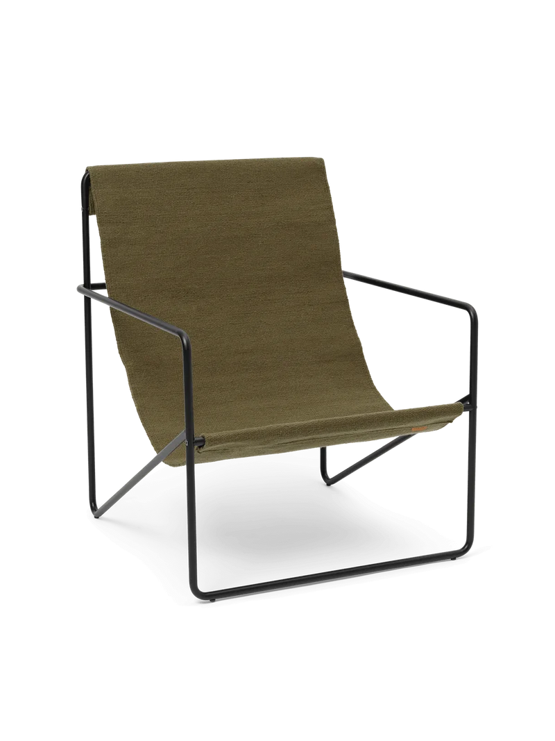 Desert Lounge Chair - Black - Olive