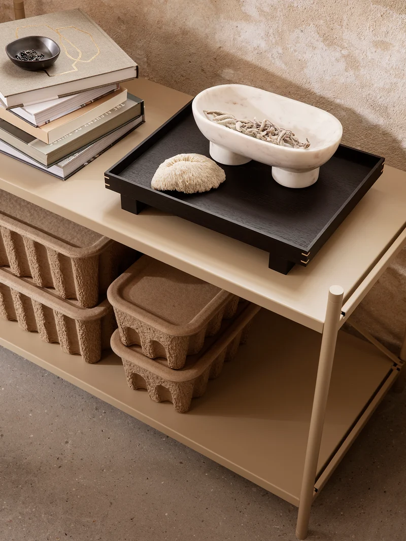 Punctual - Solid Metal Shelf - Cashmere