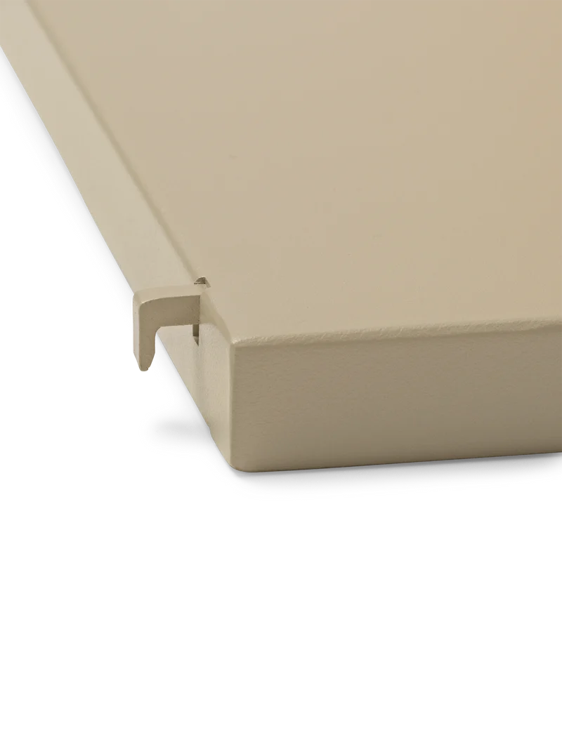 Punctual - Solid Metal Shelf - Cashmere