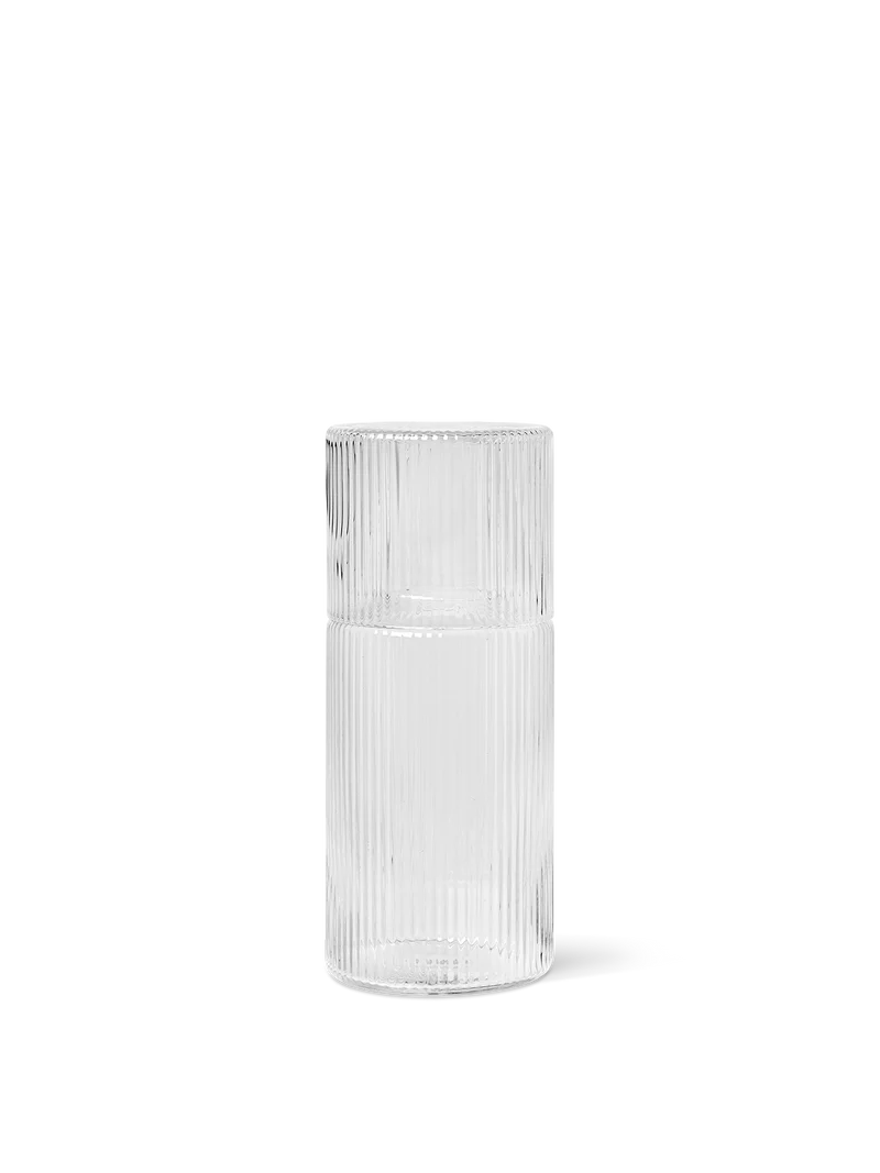 Ripple Carafe Set - Small - Clear