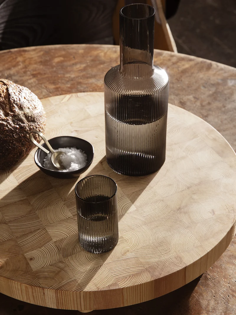 Ripple Carafe - Smoked Grey