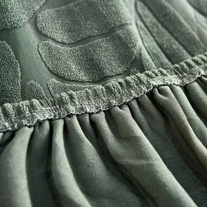 Housse canapé d'angle SISITAR, protection en tissu jaquard