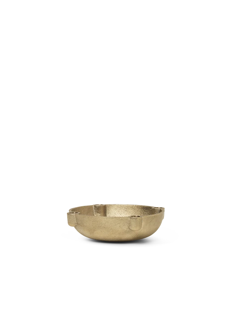 Bowl Candle Holder - Small - Brass