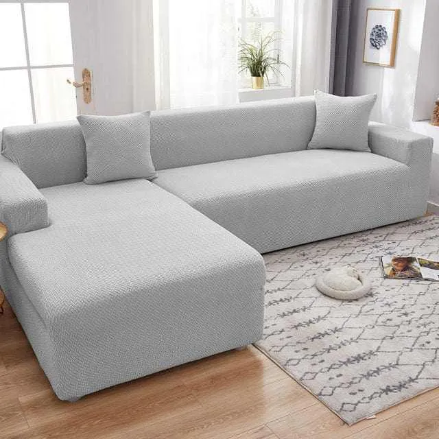 Housse canapé d'angle PLUSKHA