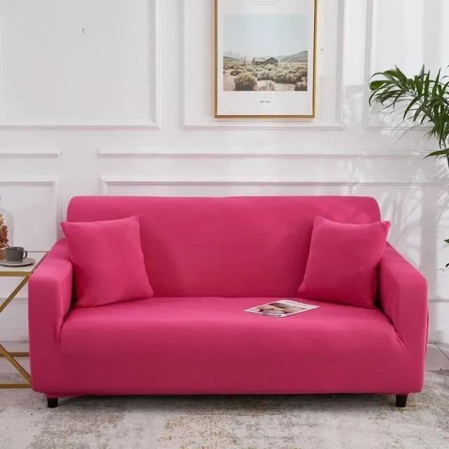 Housse de Canapé Rose Fuchsia