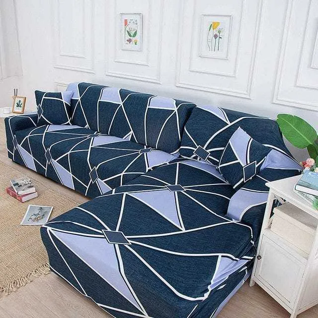 Housse canapé d'angle GEOMEDOL