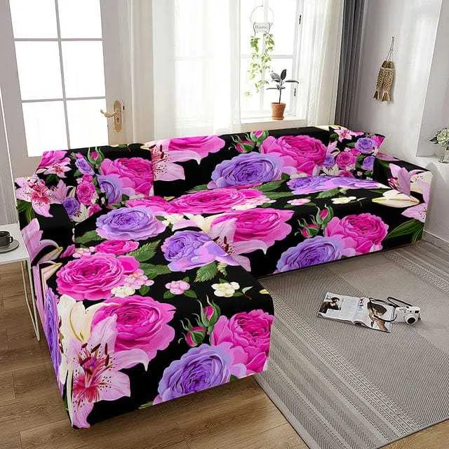 Housse canapé d'angle ROSEBOMY