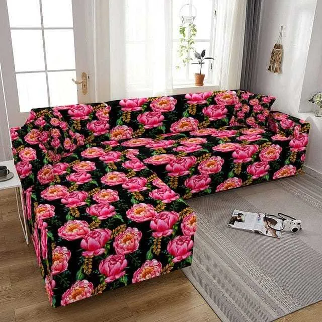 Housse canapé d'angle ROSEBOMY
