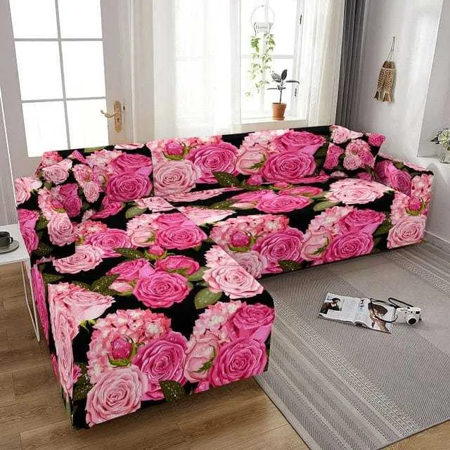 Housse canapé d'angle ROSEBOMY