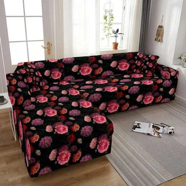 Housse canapé d'angle ROSEBOMY