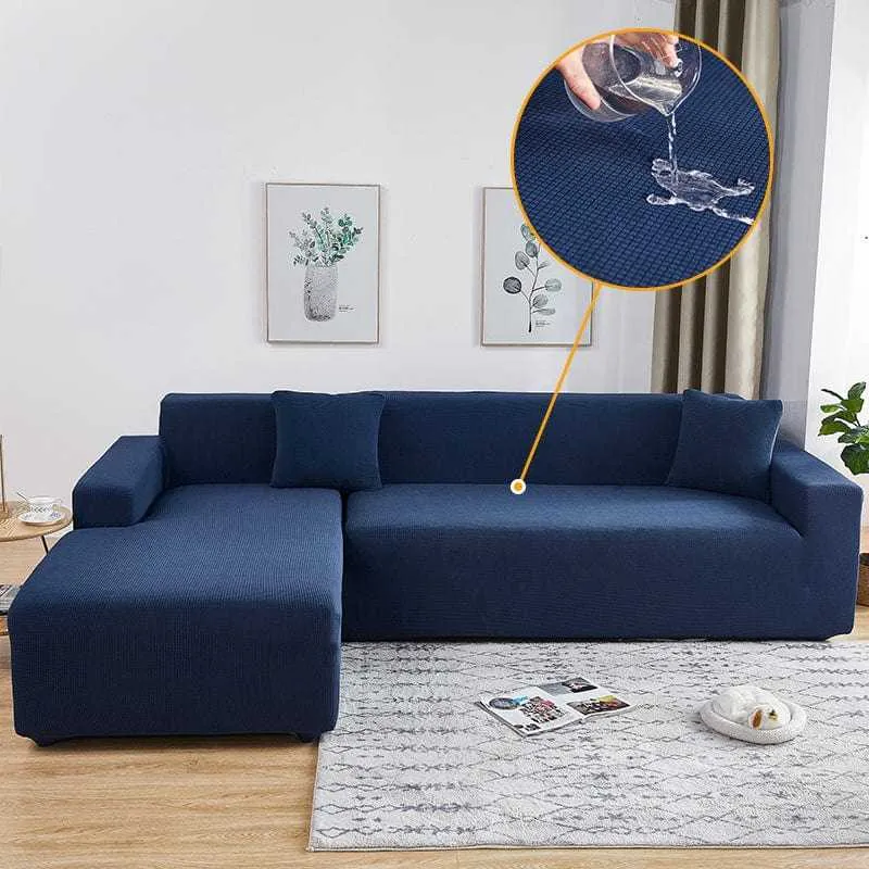 Housse canapé d'angle SHIPPER, protection pour mobilier en forme L