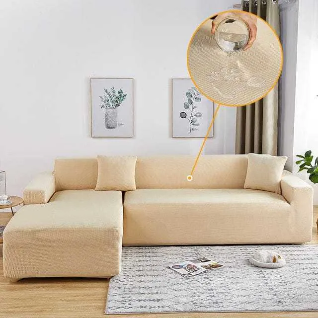 Housse canapé d'angle SHIPPER, protection pour mobilier en forme L