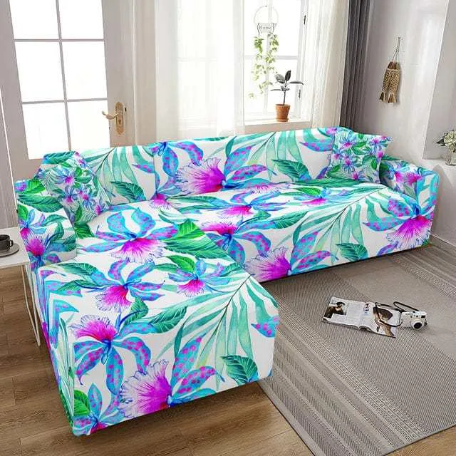 Housse canapé d'angle LEAFSOF