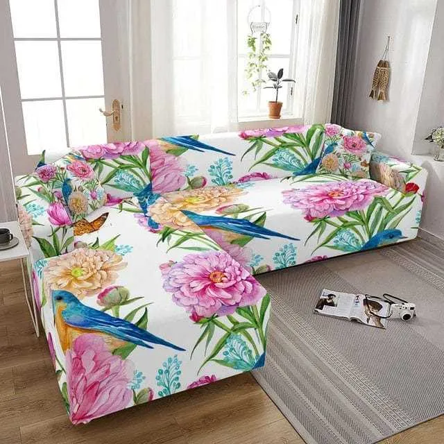 Housse canapé d'angle LEAFSOF