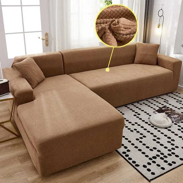 Housse canapé d'angle TCHICKO