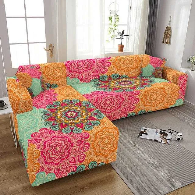 Housse canapé d'angle POMFLOM