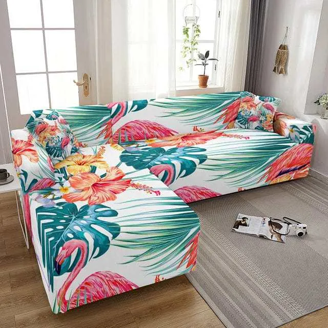 Housse canapé d'angle ou en forme L BUTTERFLY