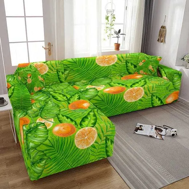 Housse canapé d'angle ou en forme L BUTTERFLY