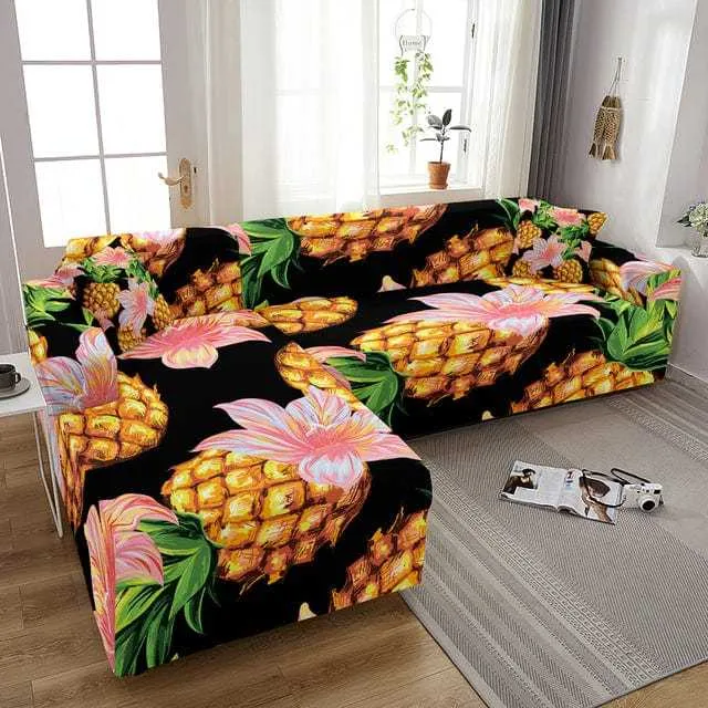 Housse canapé d'angle ou en forme L BUTTERFLY