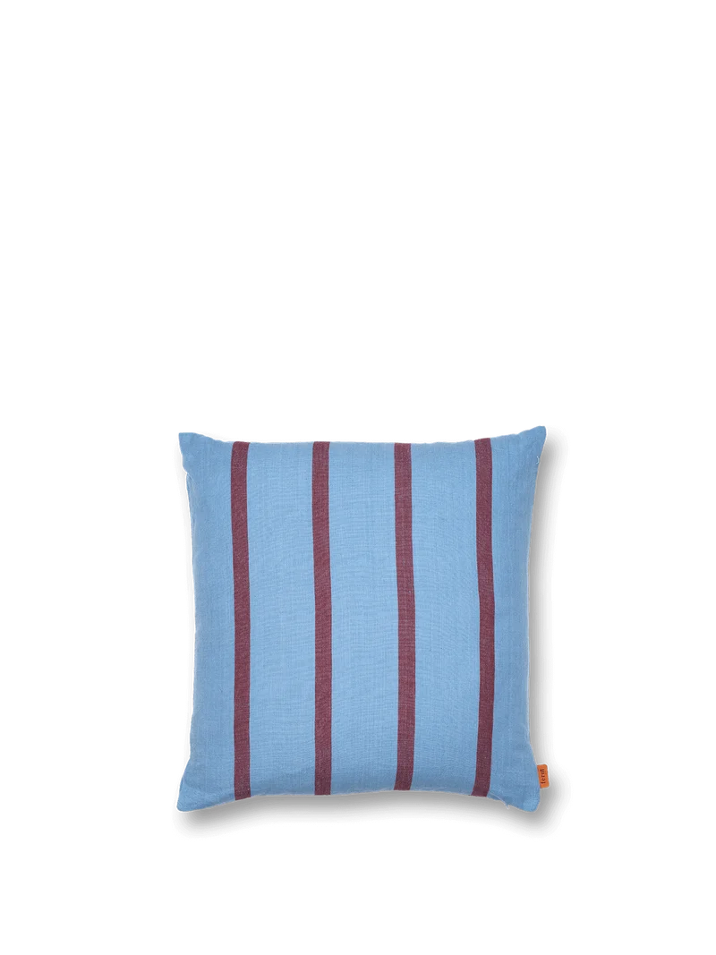 Grand Cushion - Faded Blue/Burgundy