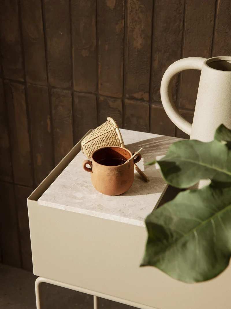 Tray for Plant Box - Marble - Beige