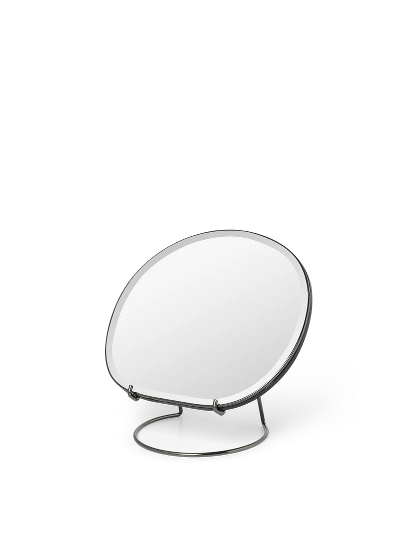 Pond Table Mirror - Dark Chrome