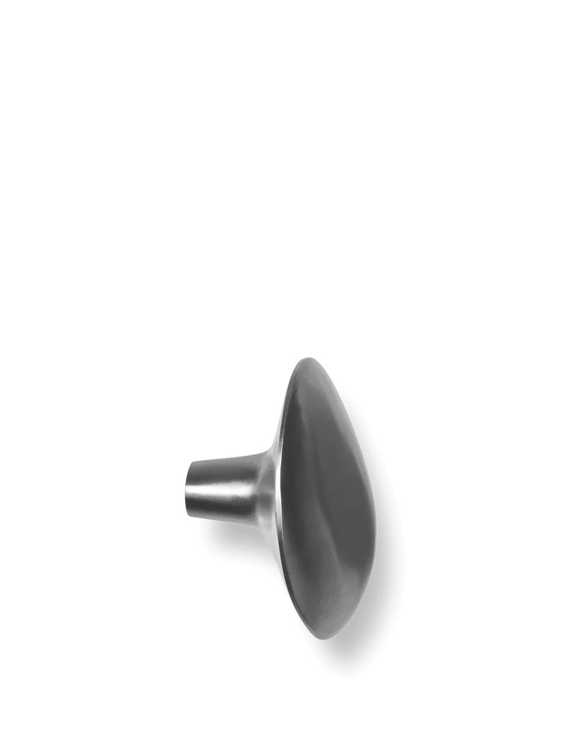 Chanterelle Hook - Brushed Stainless Steel