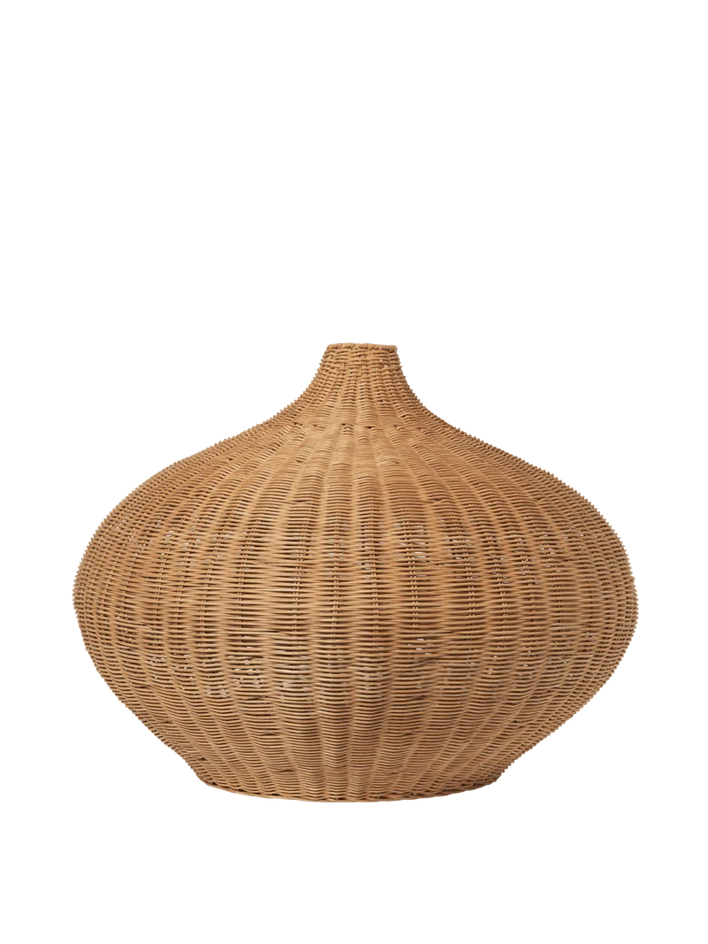 Braided Lampshade - Belly - Natural